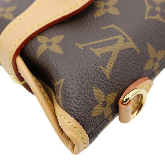 Louis Vuitton Fold Me Pouch Monogram Canvas Shoulder Bag Brown - Picture 9 of 14